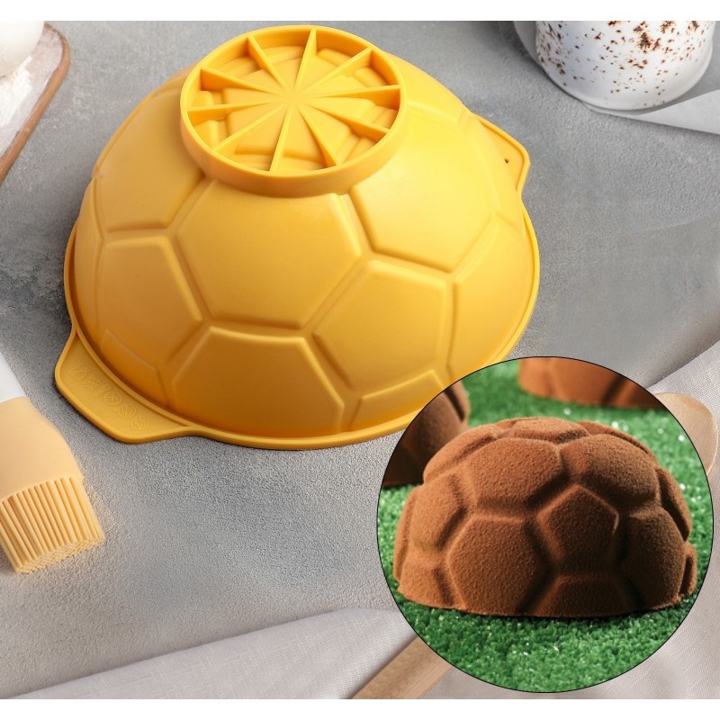 Форма силиконовая для выпечки  "Футбольный мяч"